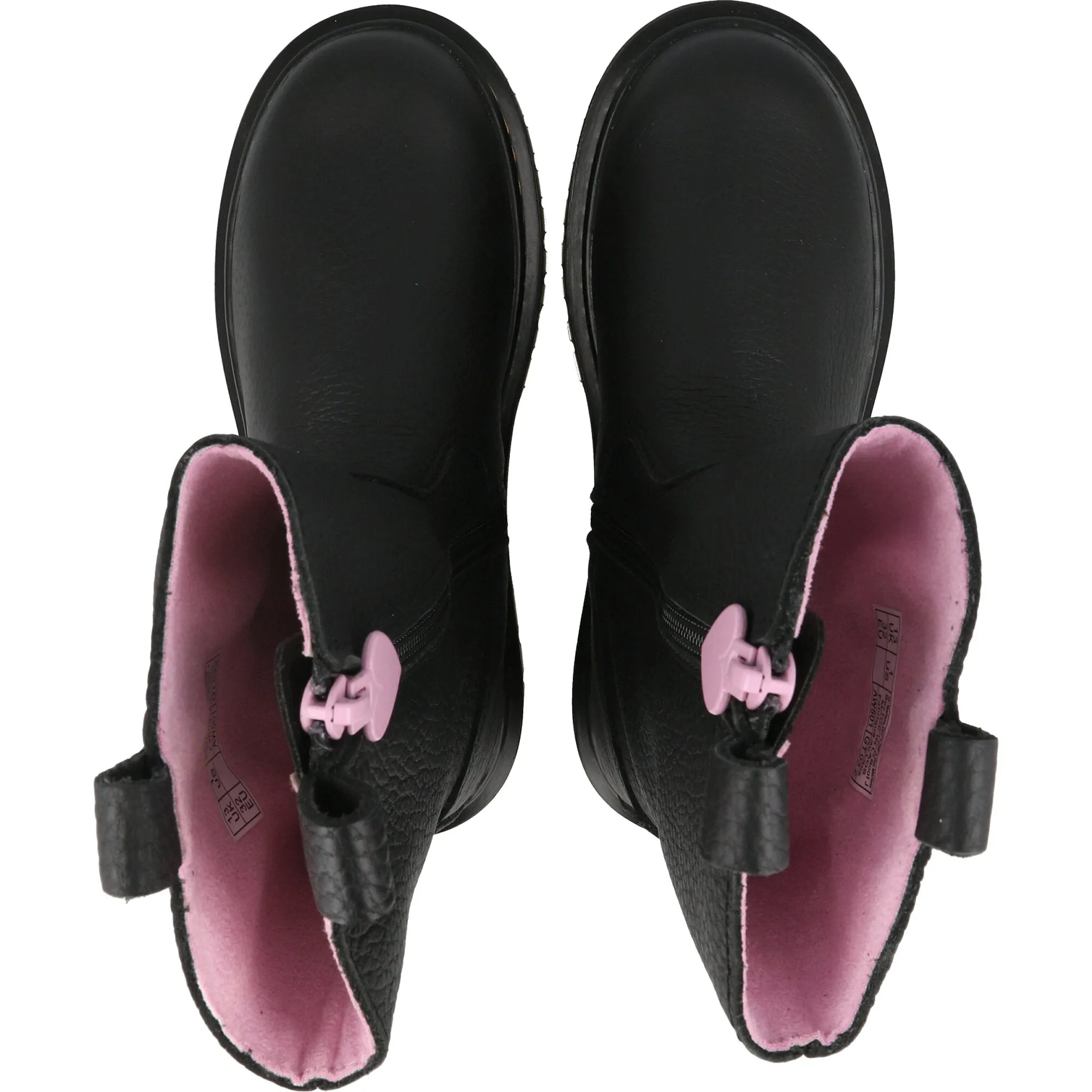 Dr Martens Bex Heart Black Pull-On Boots