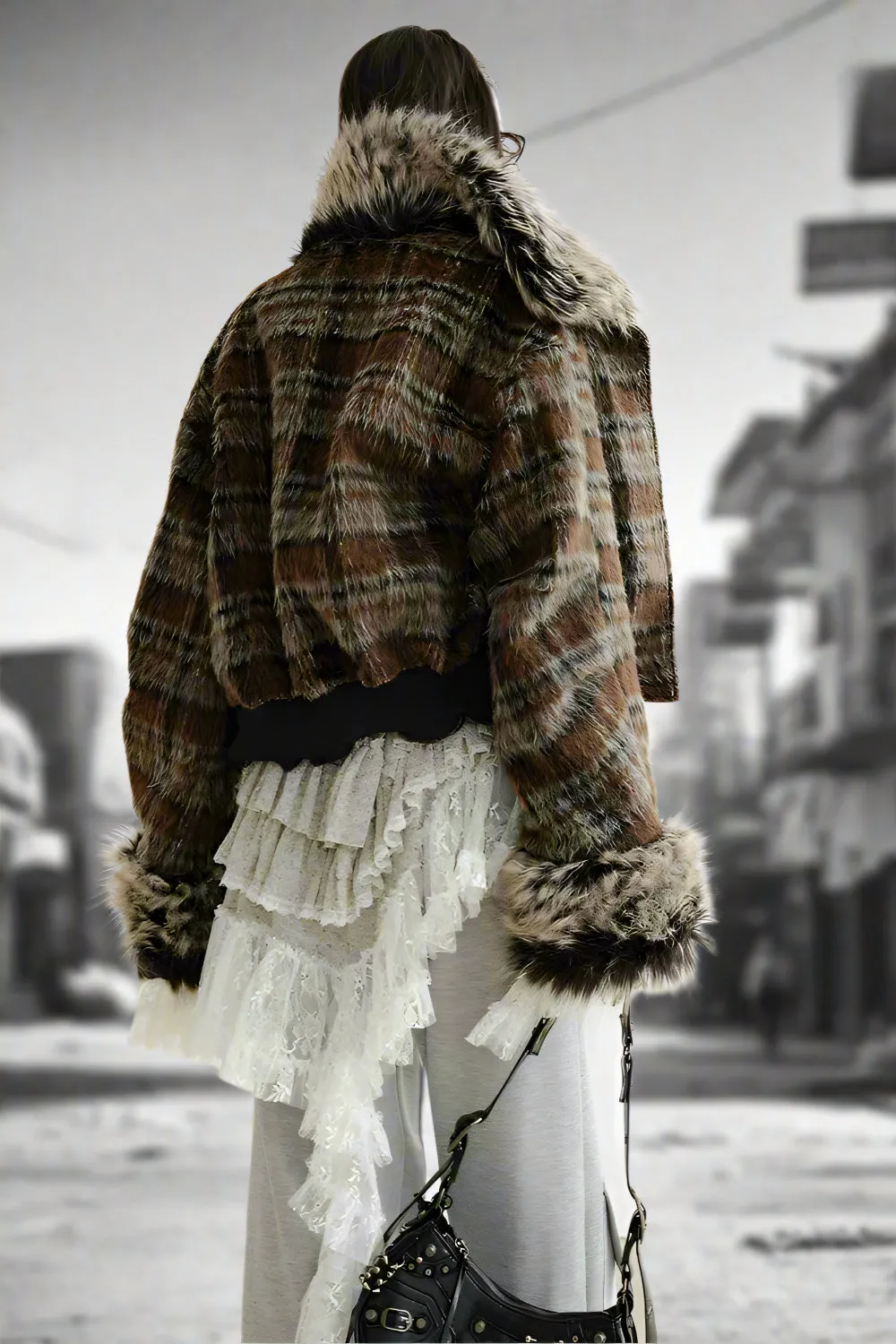 Dual Realm Reversible Fur Jacket