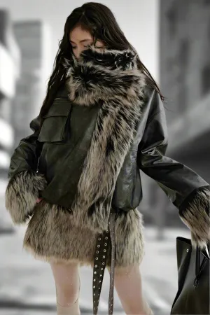 Dual Realm Reversible Fur Jacket
