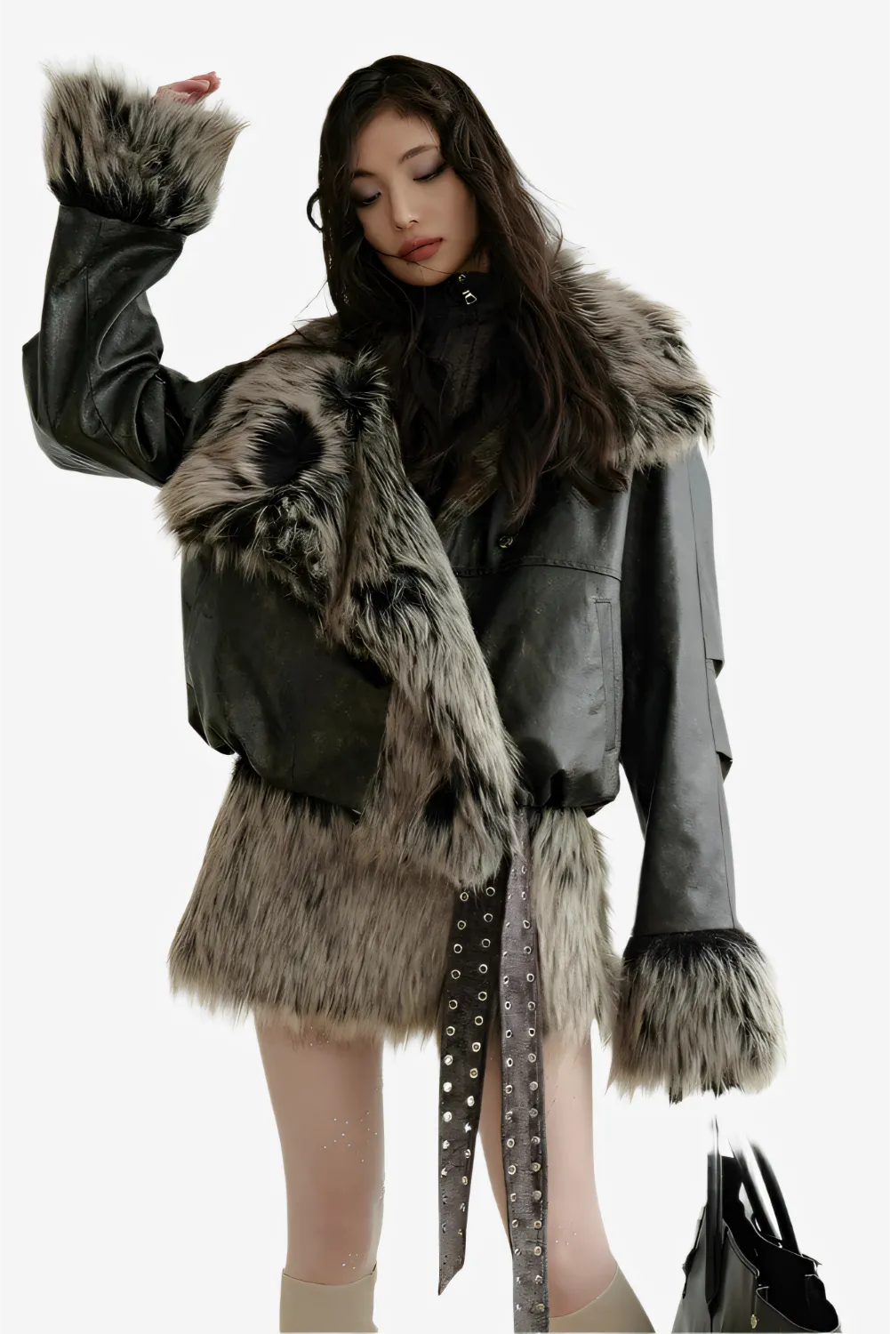 Dual Realm Reversible Fur Jacket