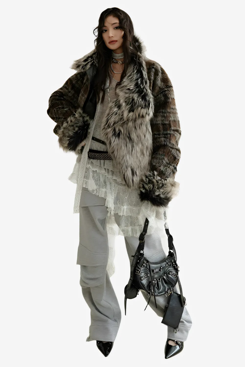 Dual Realm Reversible Fur Jacket