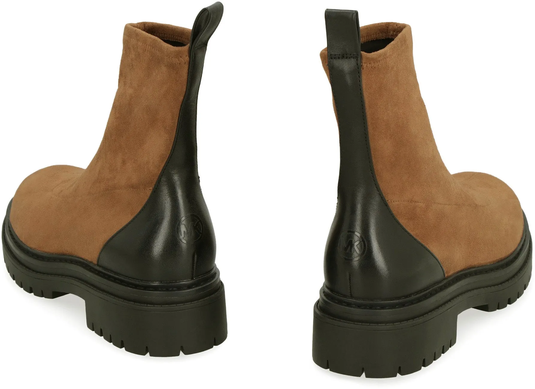 Eco-suede ankle boots