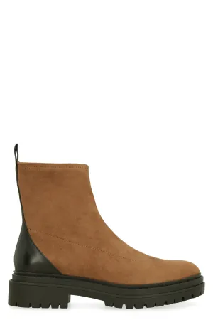 Eco-suede ankle boots