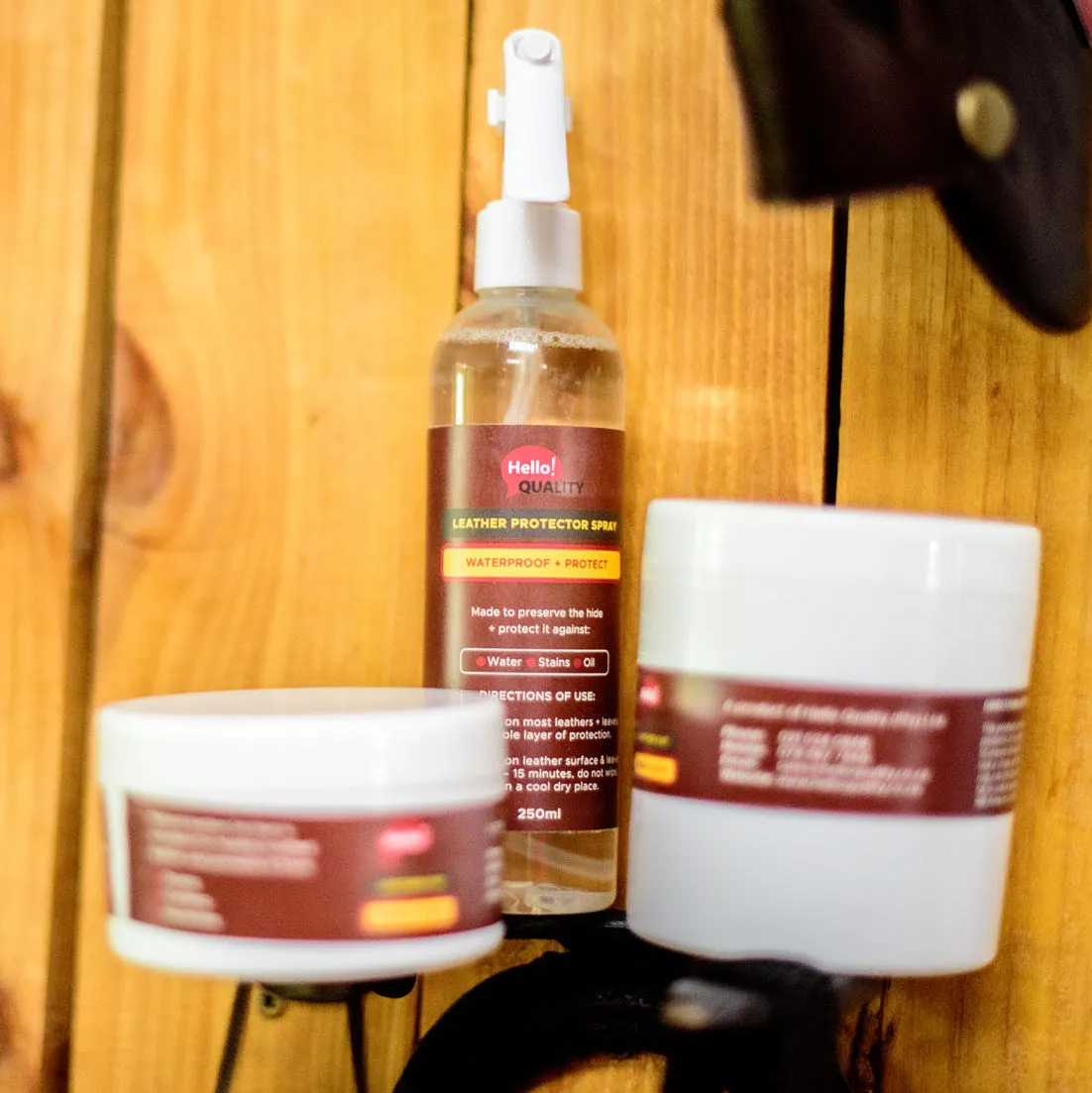 Essential Combo leather care products