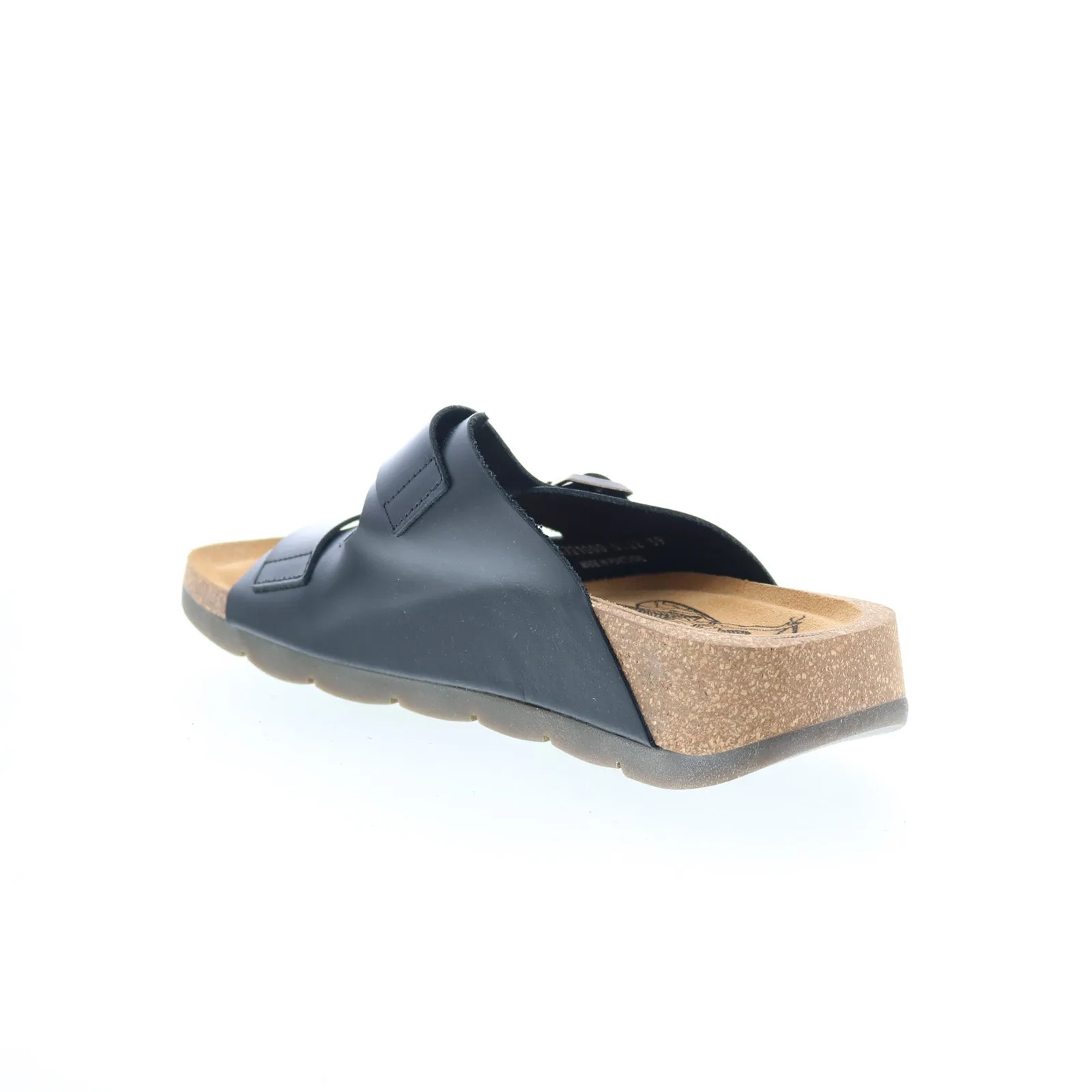 Fly London Caja CAJA721FLY-000 Womens Black Leather Slides Sandals Shoes