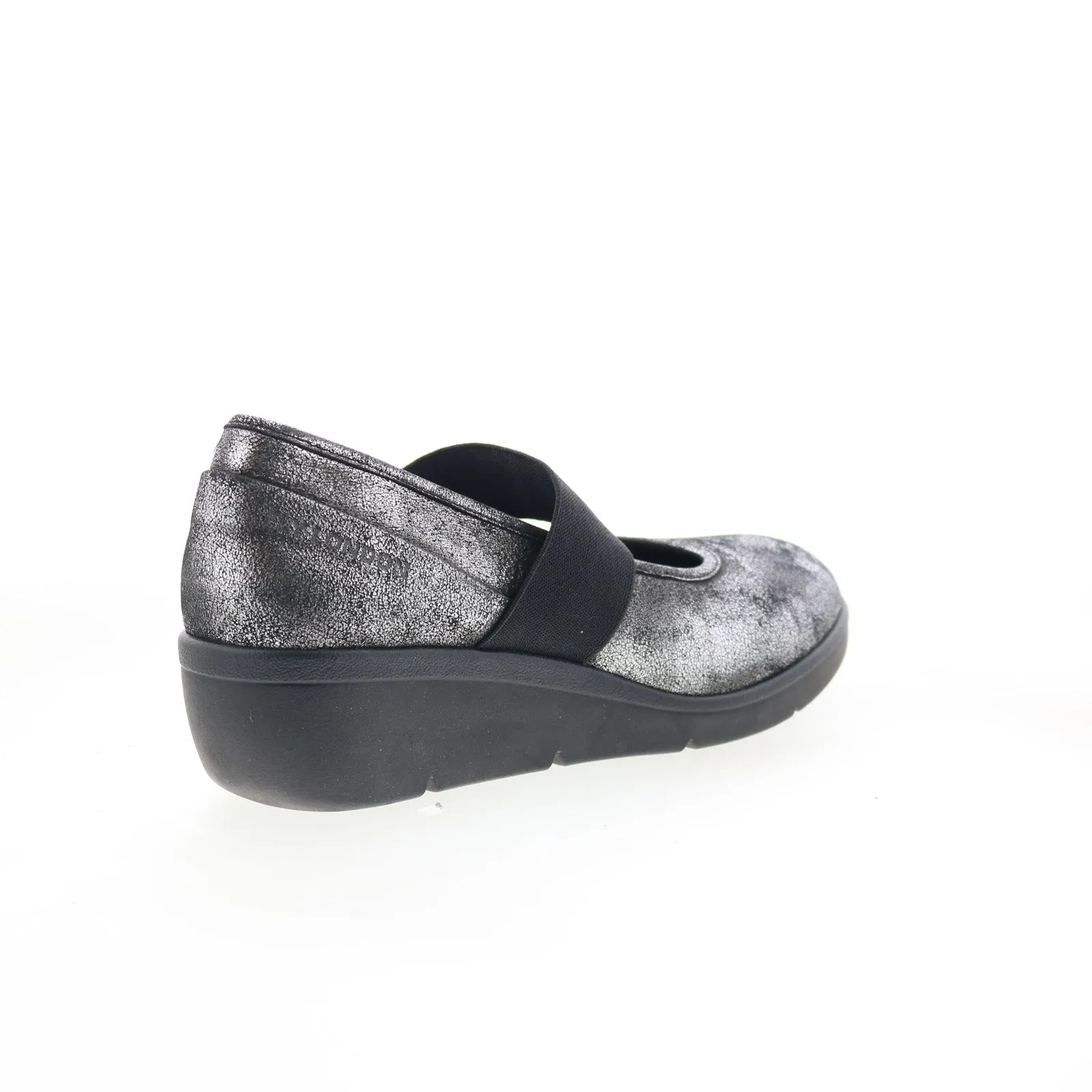 Fly London Nara NARA547FLY-014 Womens Silver Leather Mary Jane Flats Shoes