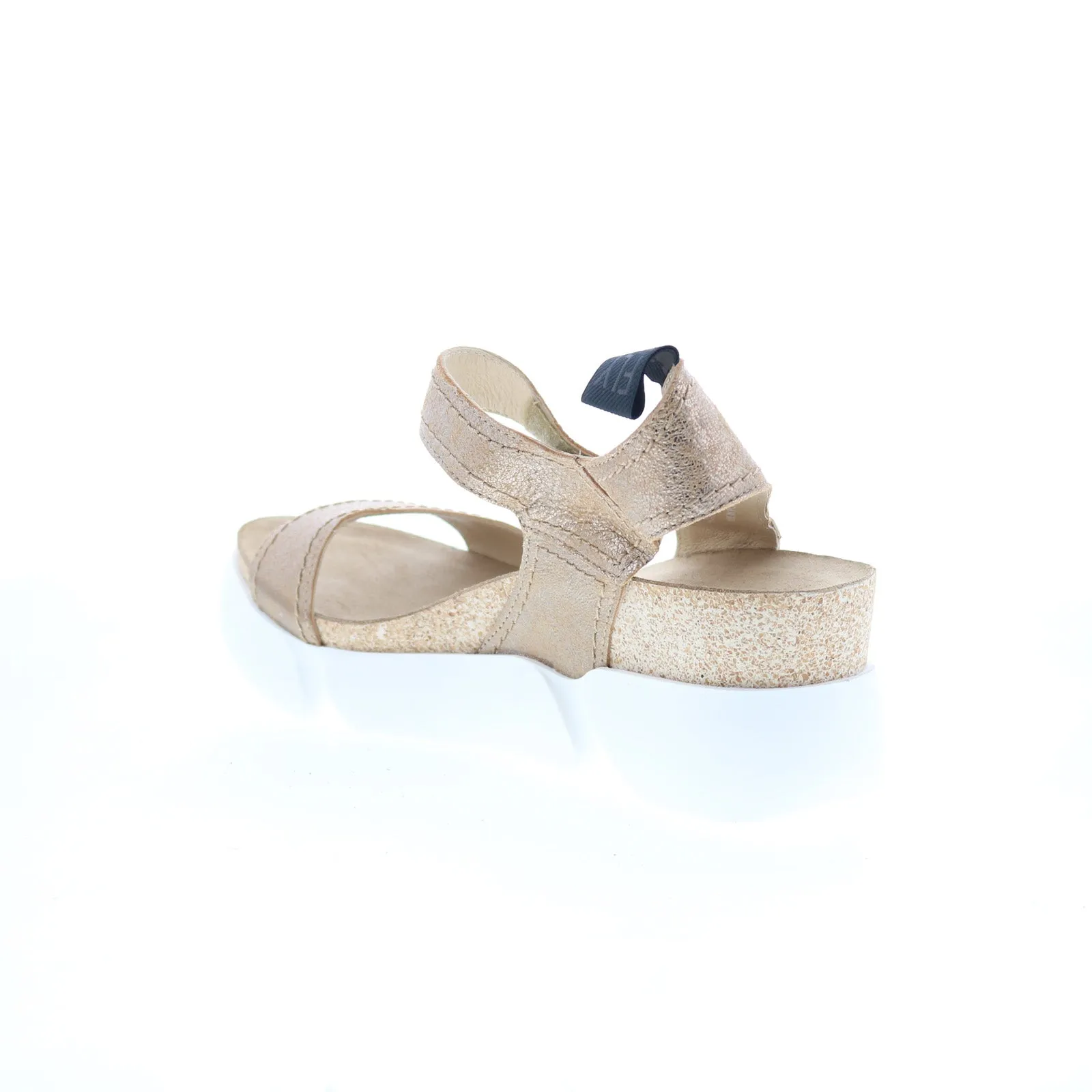 Fly London Sena SENA580FLY-009 Womens Gold Leather Platform Sandals Shoes