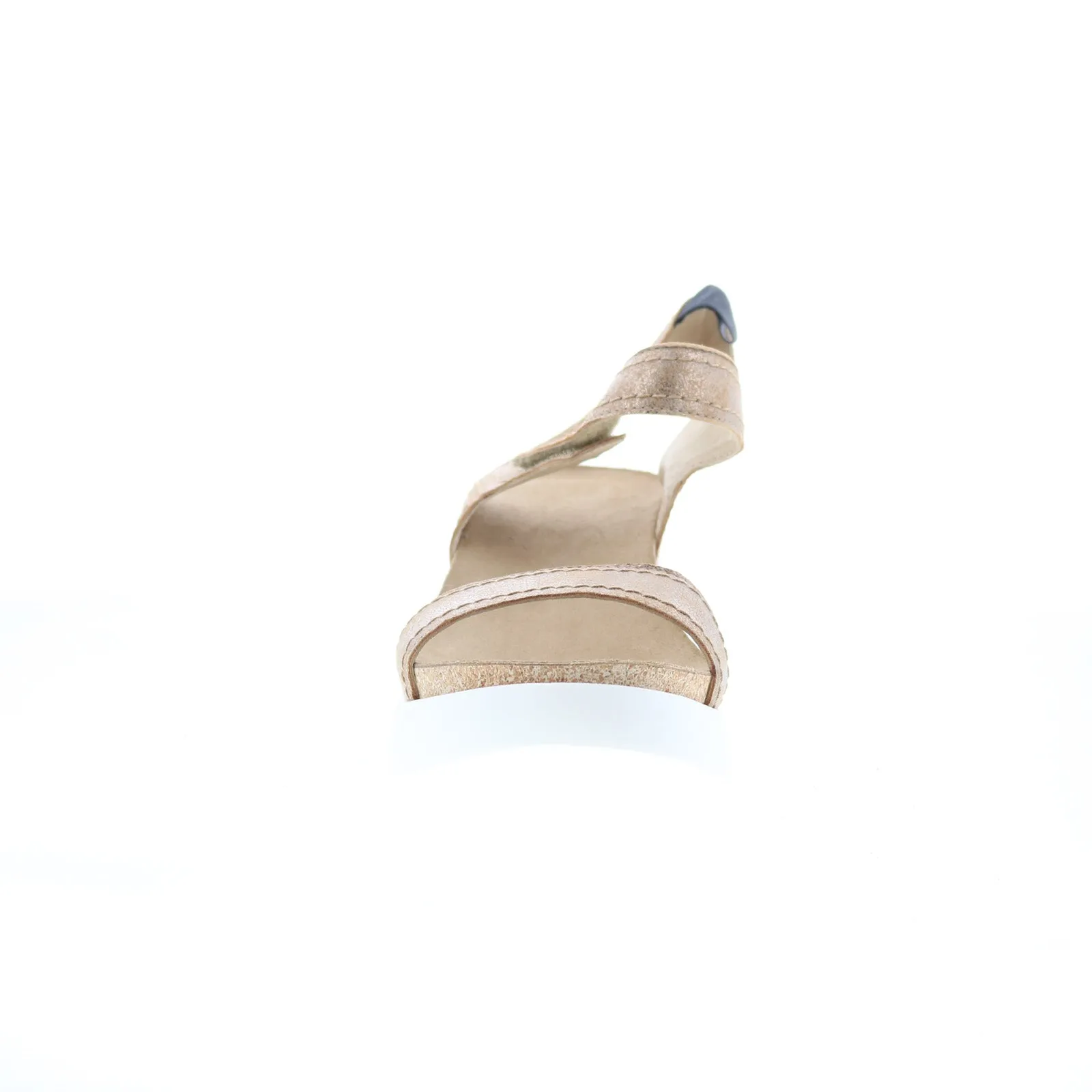 Fly London Sena SENA580FLY-009 Womens Gold Leather Platform Sandals Shoes