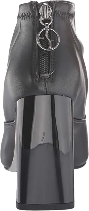 Franco Sarto Women's Kortney Ankle Boot, Black Stretch Leather, 9.5 M US