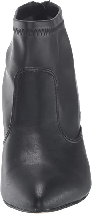 Franco Sarto Women's Kortney Ankle Boot, Black Stretch Leather, 9.5 M US