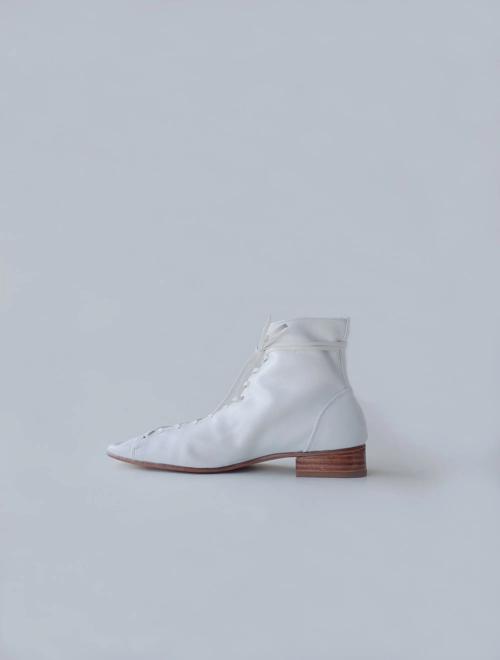 French Lace-Up Ankle Boots