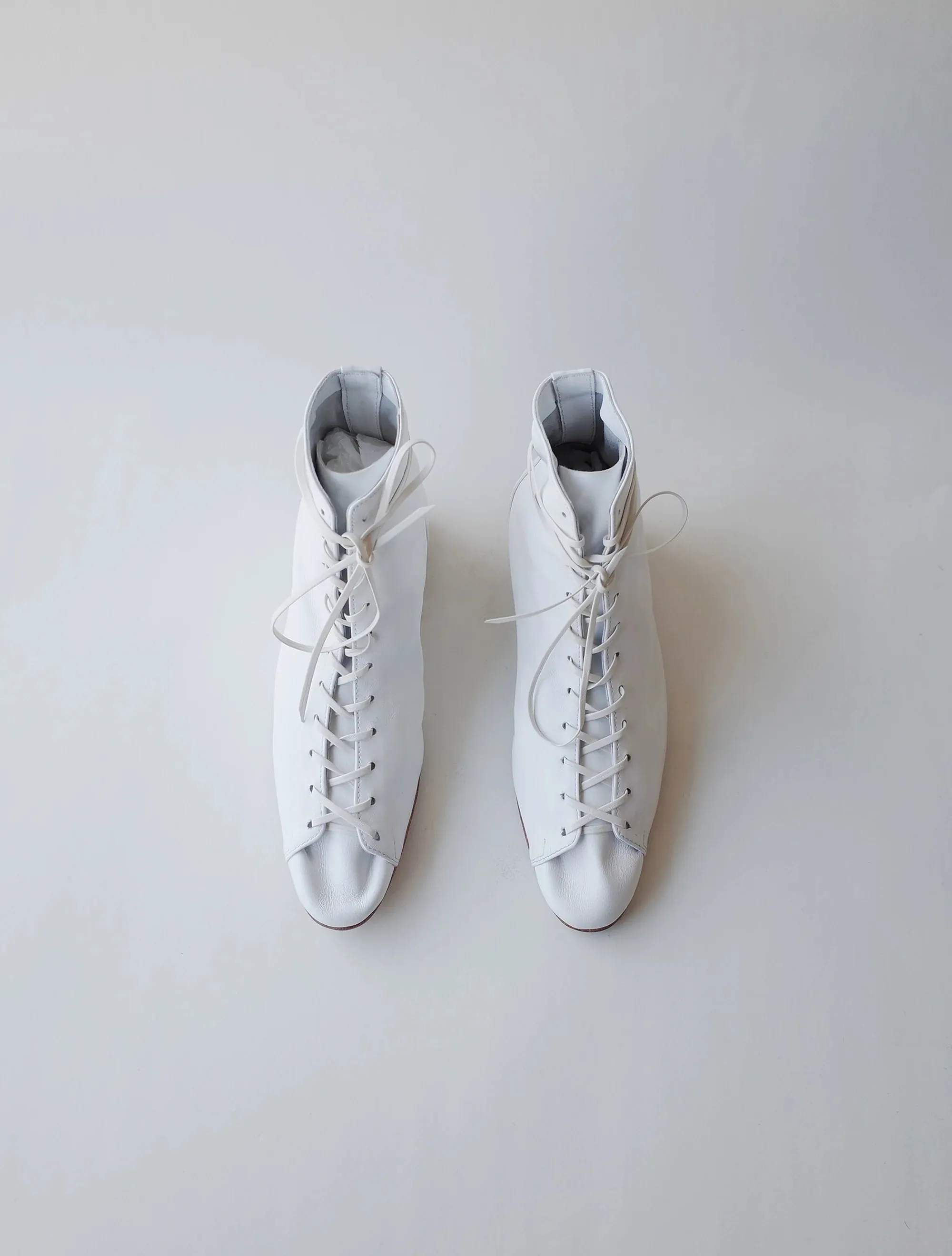 French Lace-Up Ankle Boots
