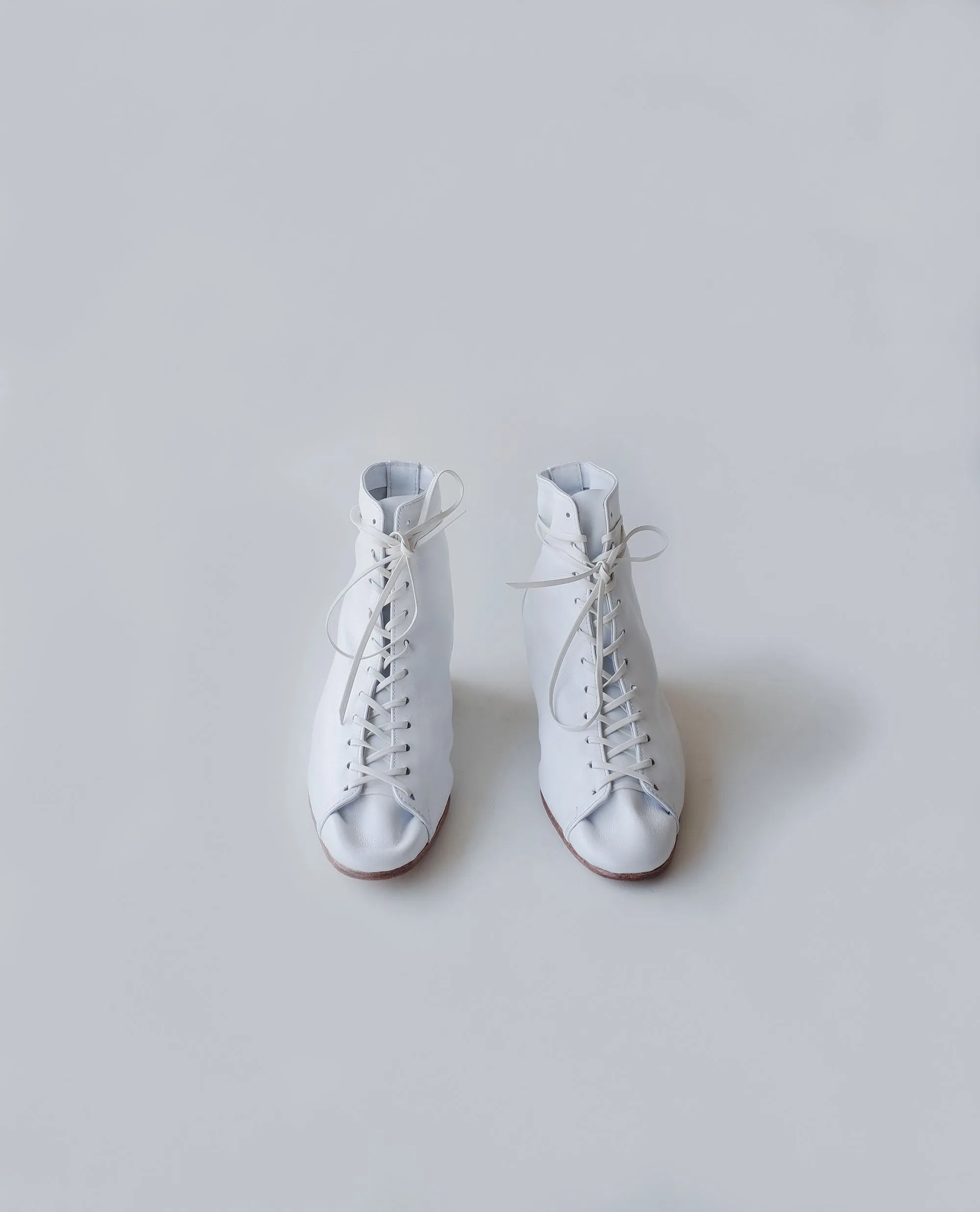 French Lace-Up Ankle Boots