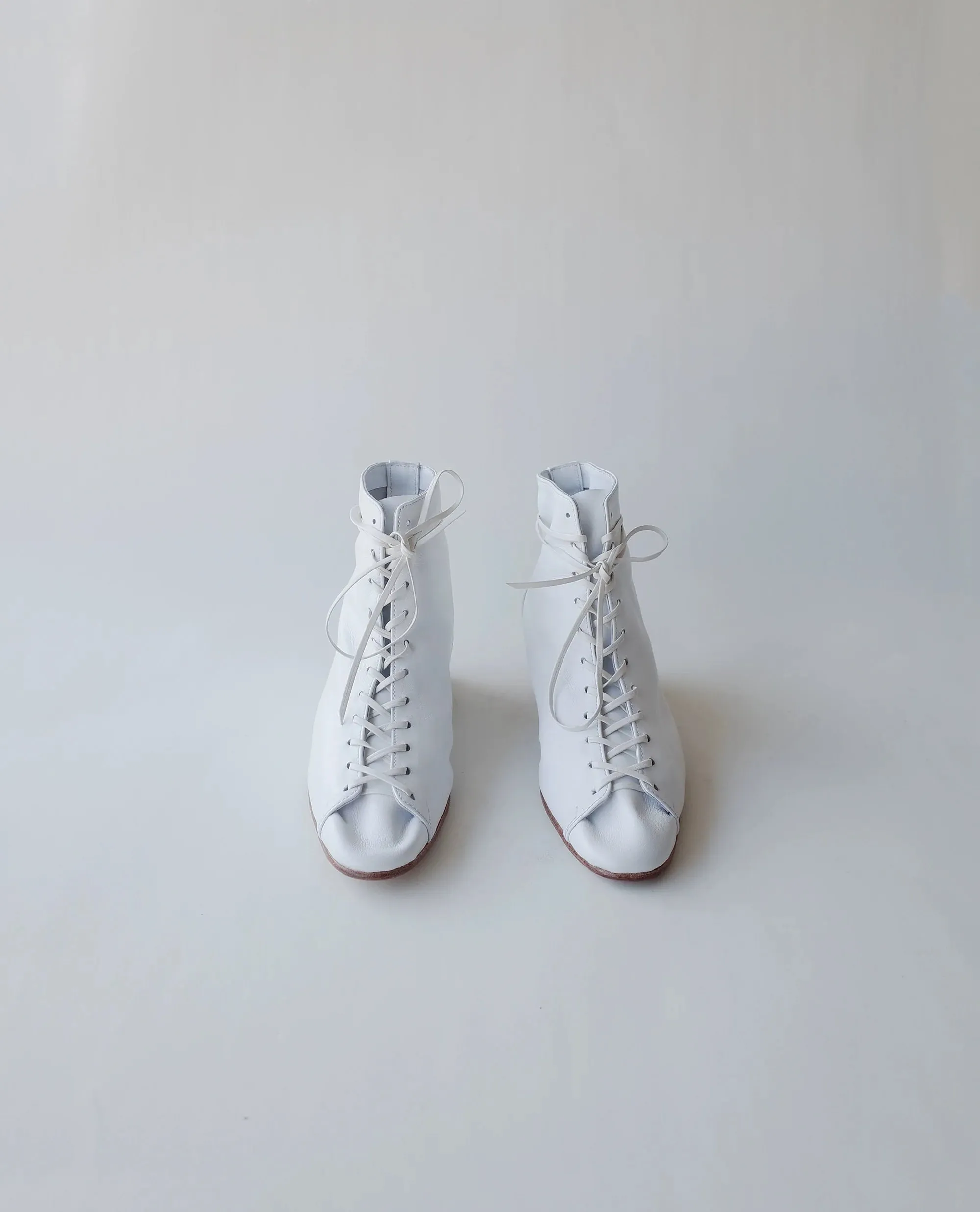 French Lace-Up Ankle Boots
