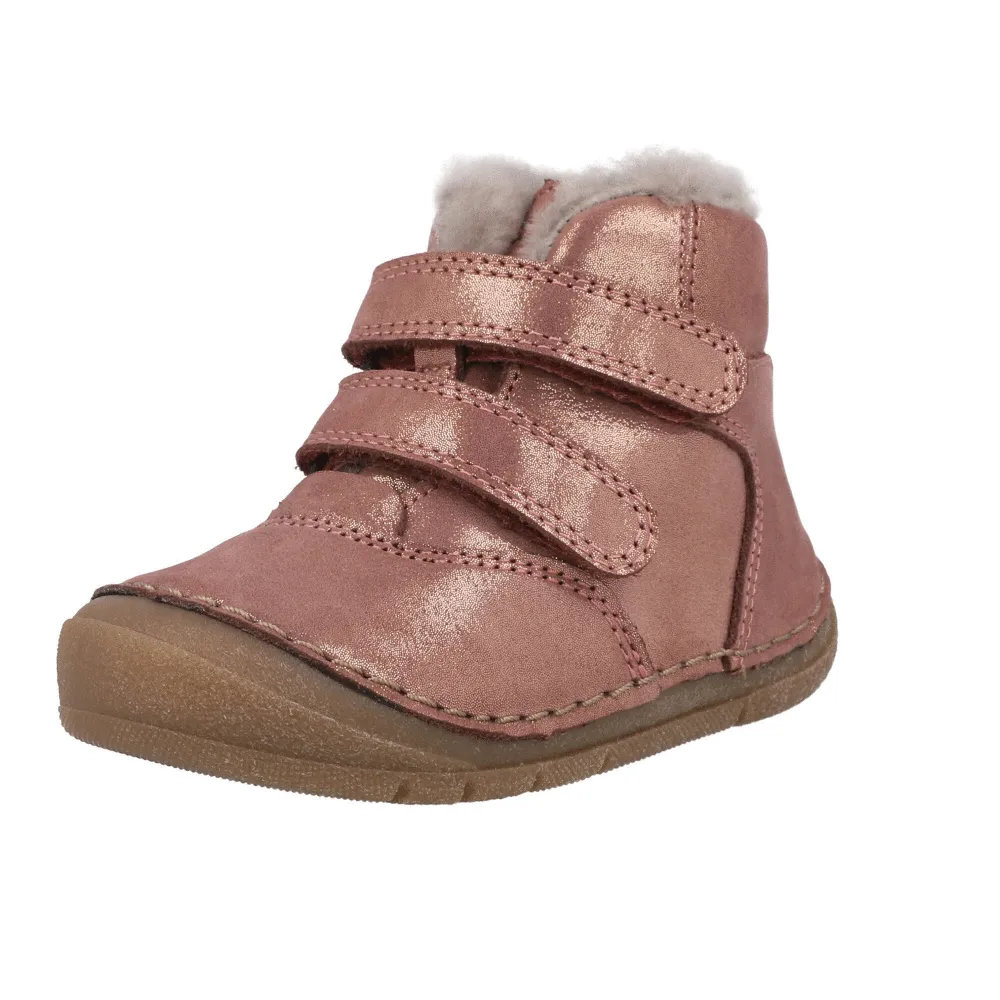 Froddo Paix Up Pink Winter Children's Ankle Boots