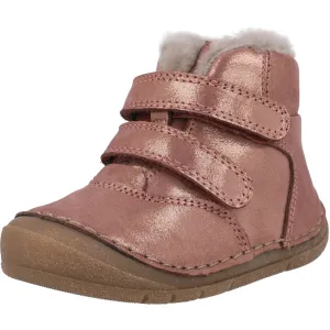 Froddo Paix Up Pink Winter Children's Ankle Boots
