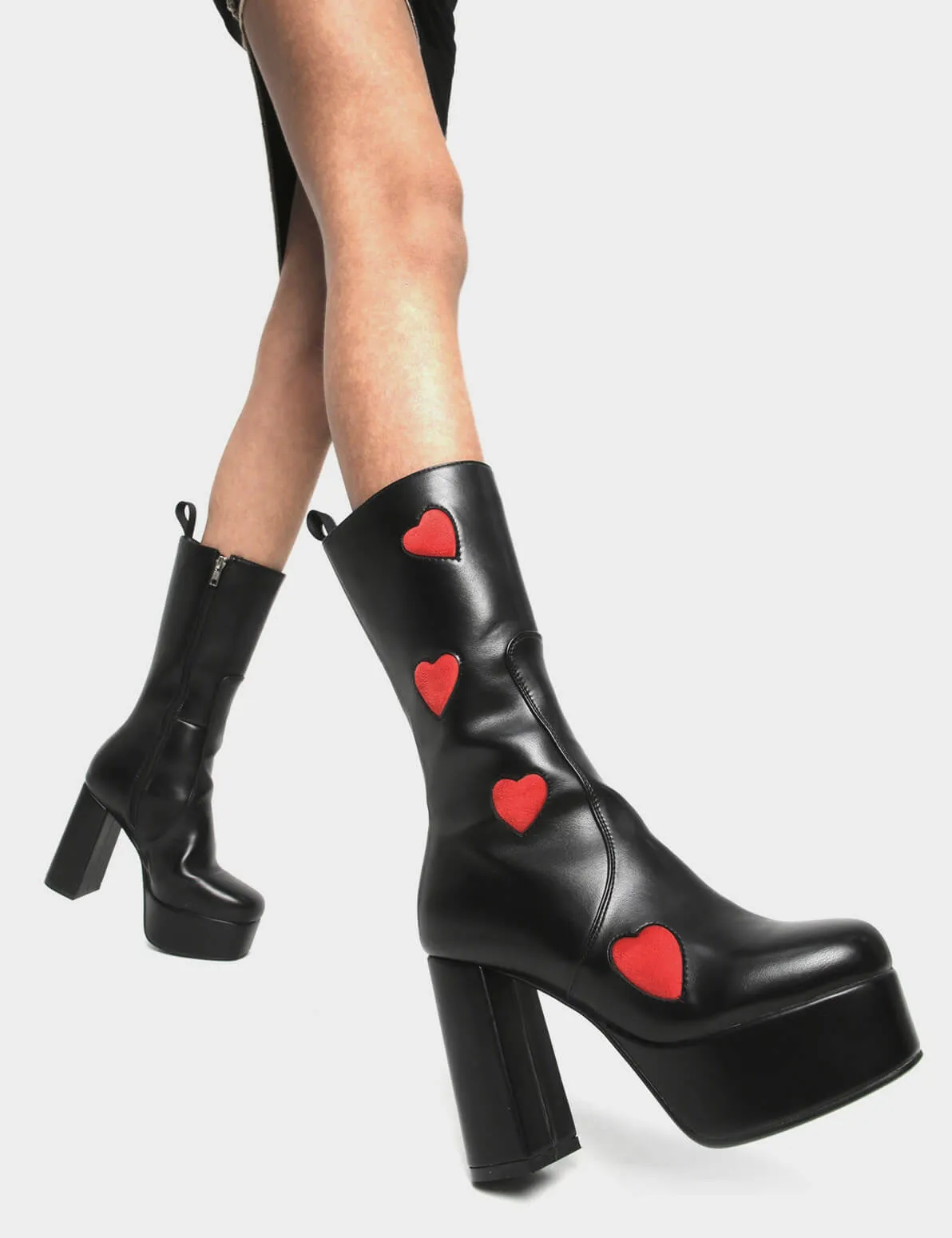 Game Of Love Platform Calf Boots