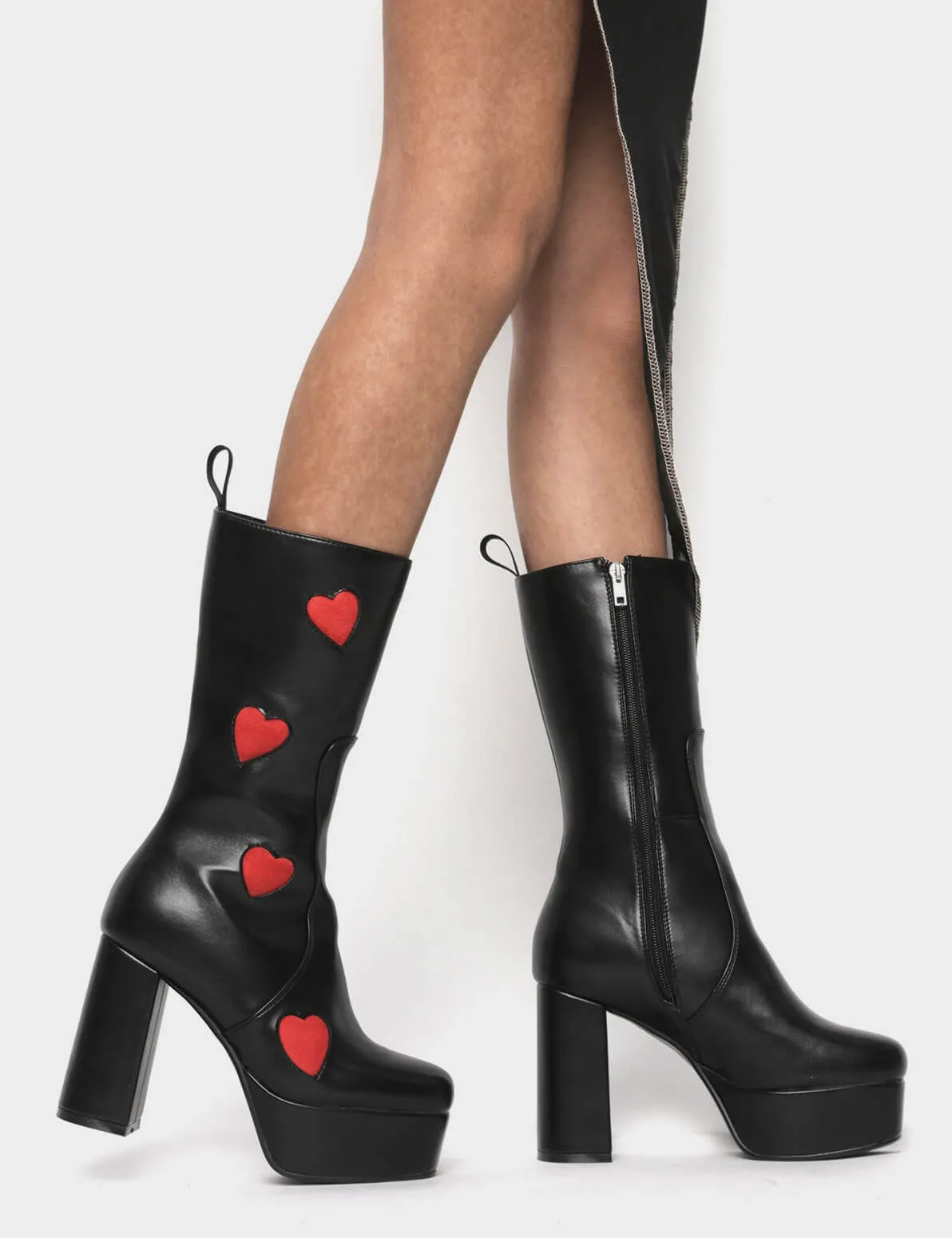 Game Of Love Platform Calf Boots