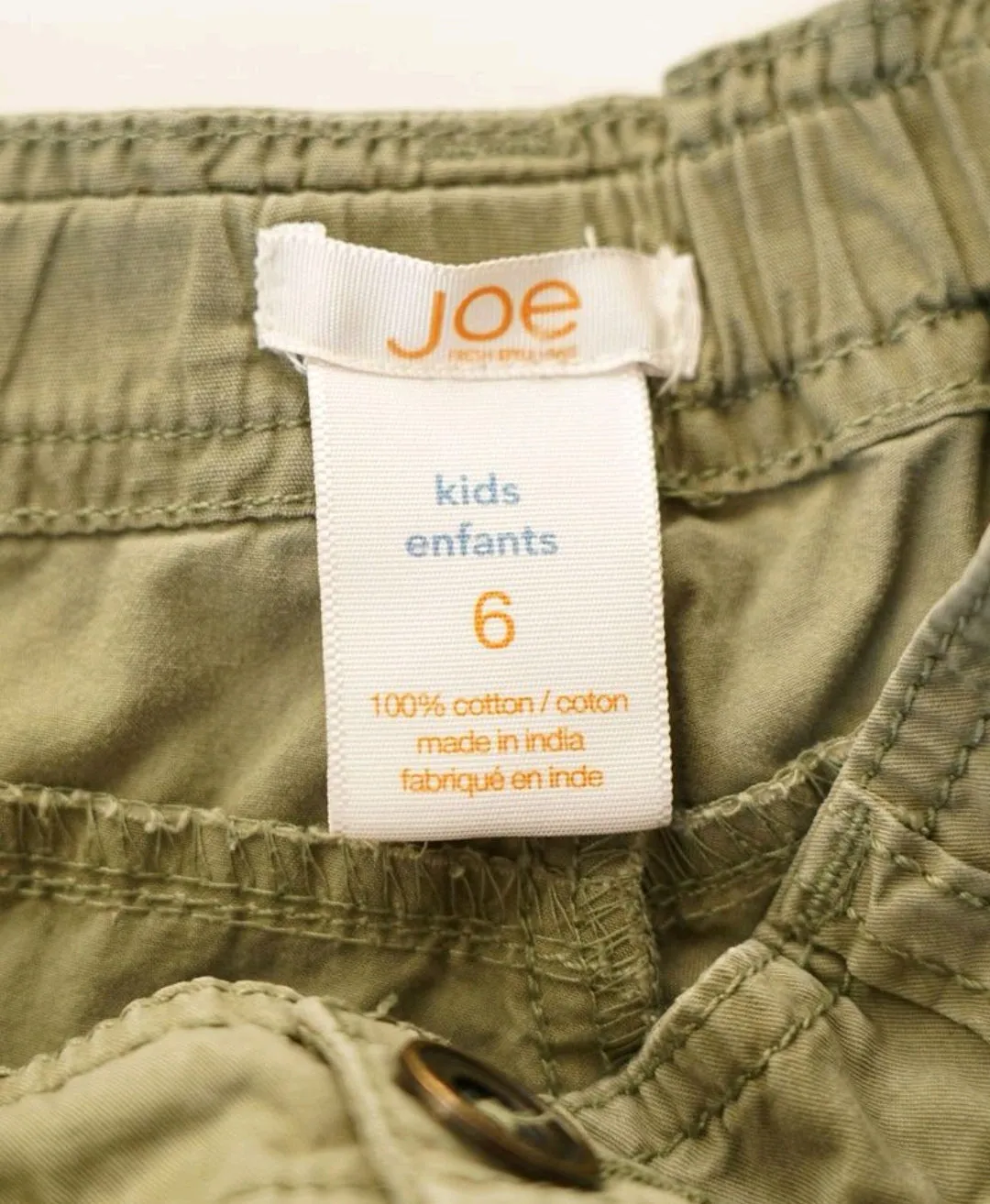 GIRL SIZE 6 YEARS - URBAN STAR & JOE FRESH, Casual Pants (2-Pack) VGUC B16