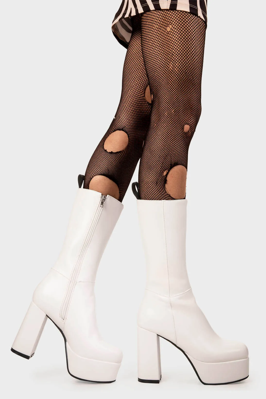 Going Under Platform Calf Boots