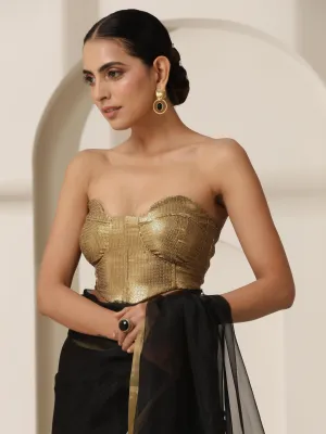 Gold Corset Blouse