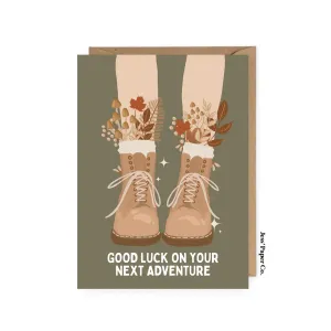 Good Luck On Your Next Adventure Card