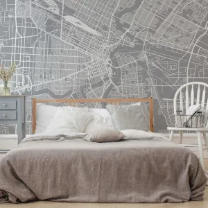 Grey Winnipeg Wallpaper Mural