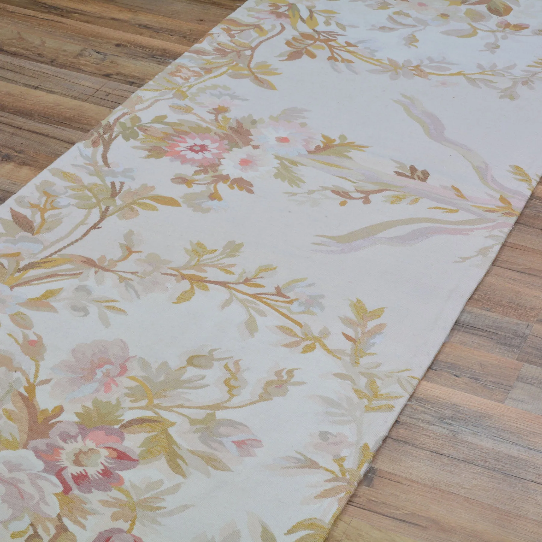 Hand-Woven Aubusson Needlepoint Handmade Wool Sumak Rug (Size 2.6 X 8.10) Cwral-10254
