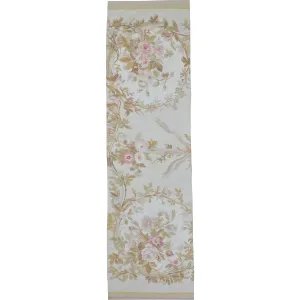 Hand-Woven Aubusson Needlepoint Handmade Wool Sumak Rug (Size 2.6 X 8.10) Cwral-10254