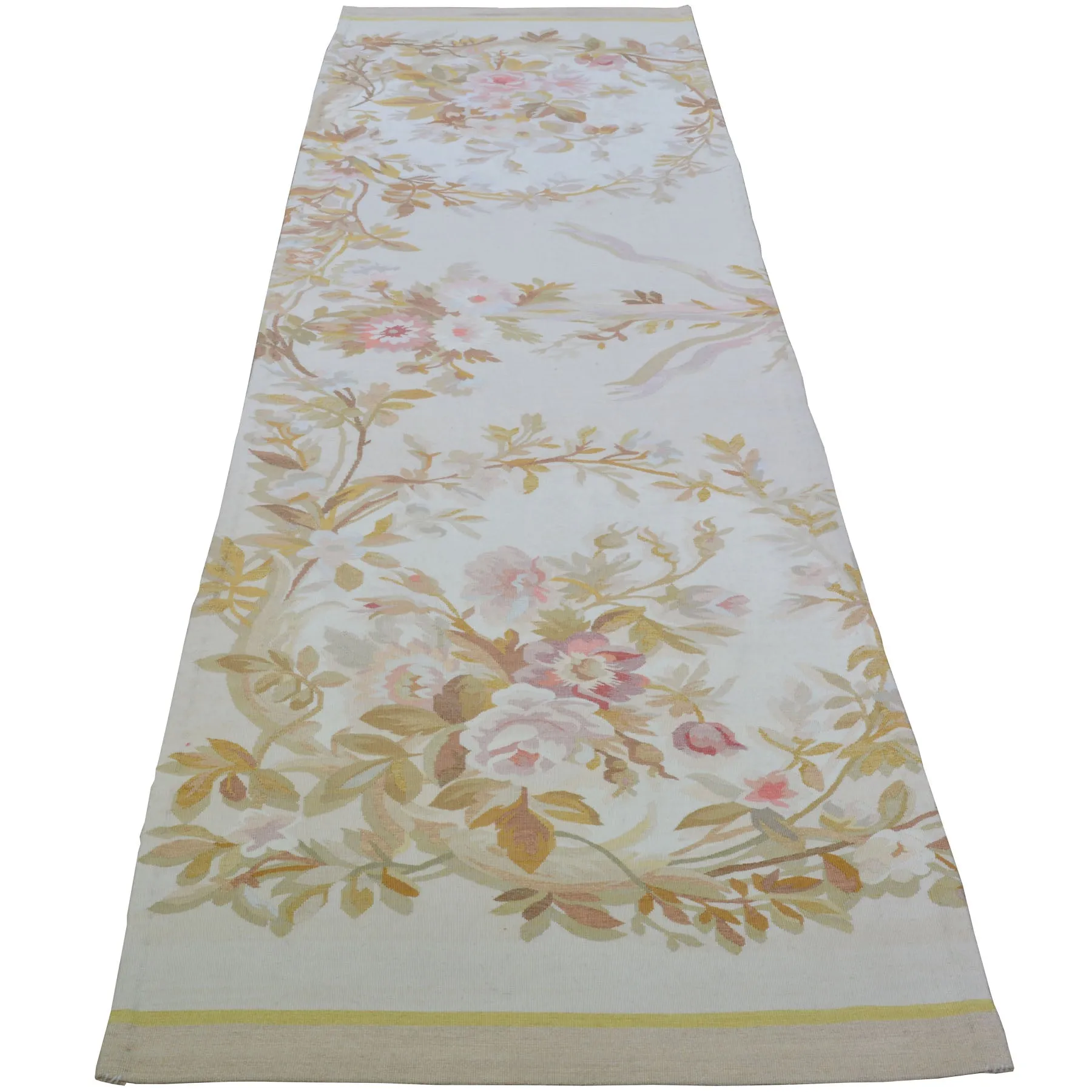 Hand-Woven Aubusson Needlepoint Handmade Wool Sumak Rug (Size 2.6 X 8.10) Cwral-10254
