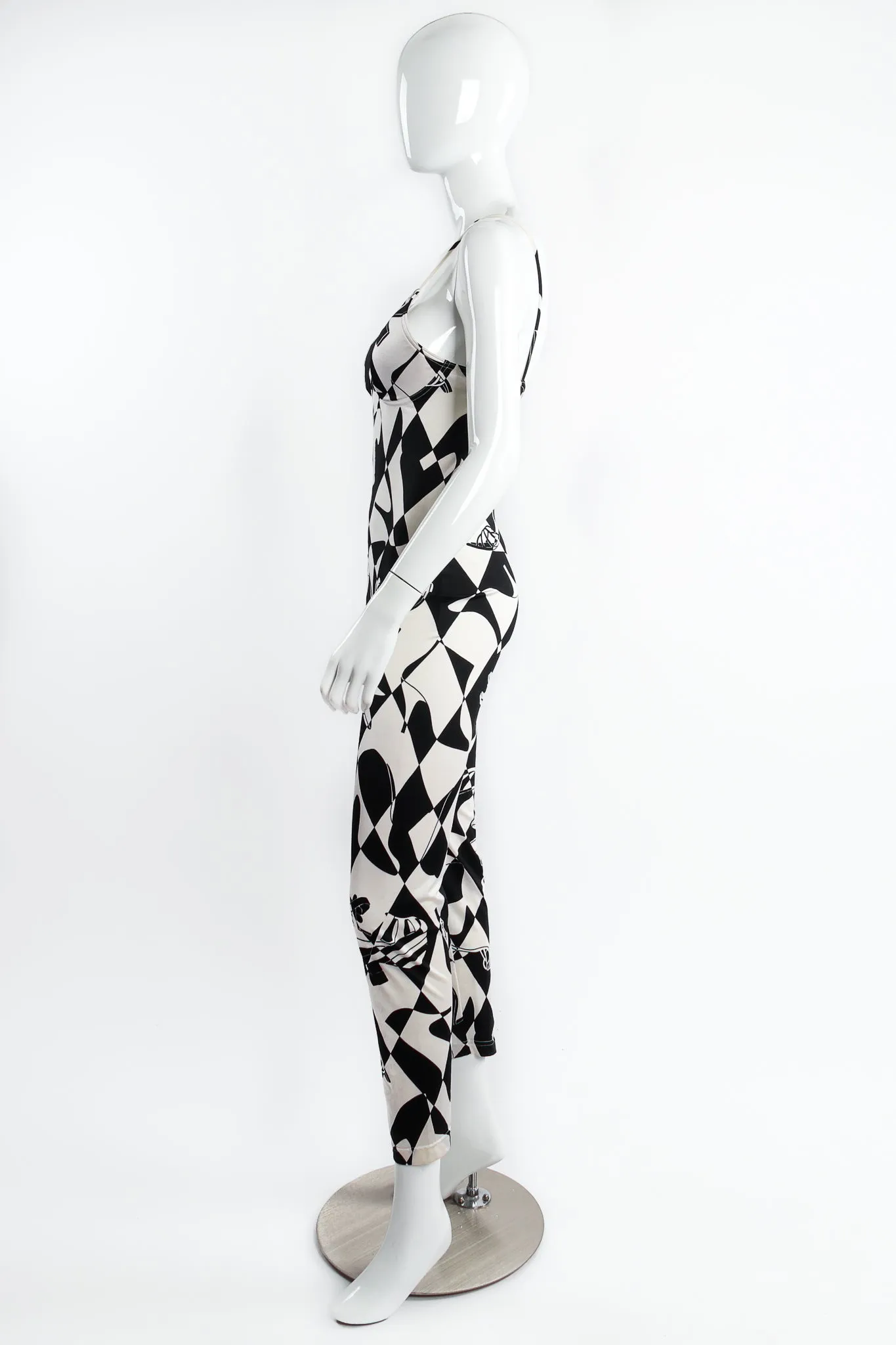 Harlequin Shoe Print Jumpsuit