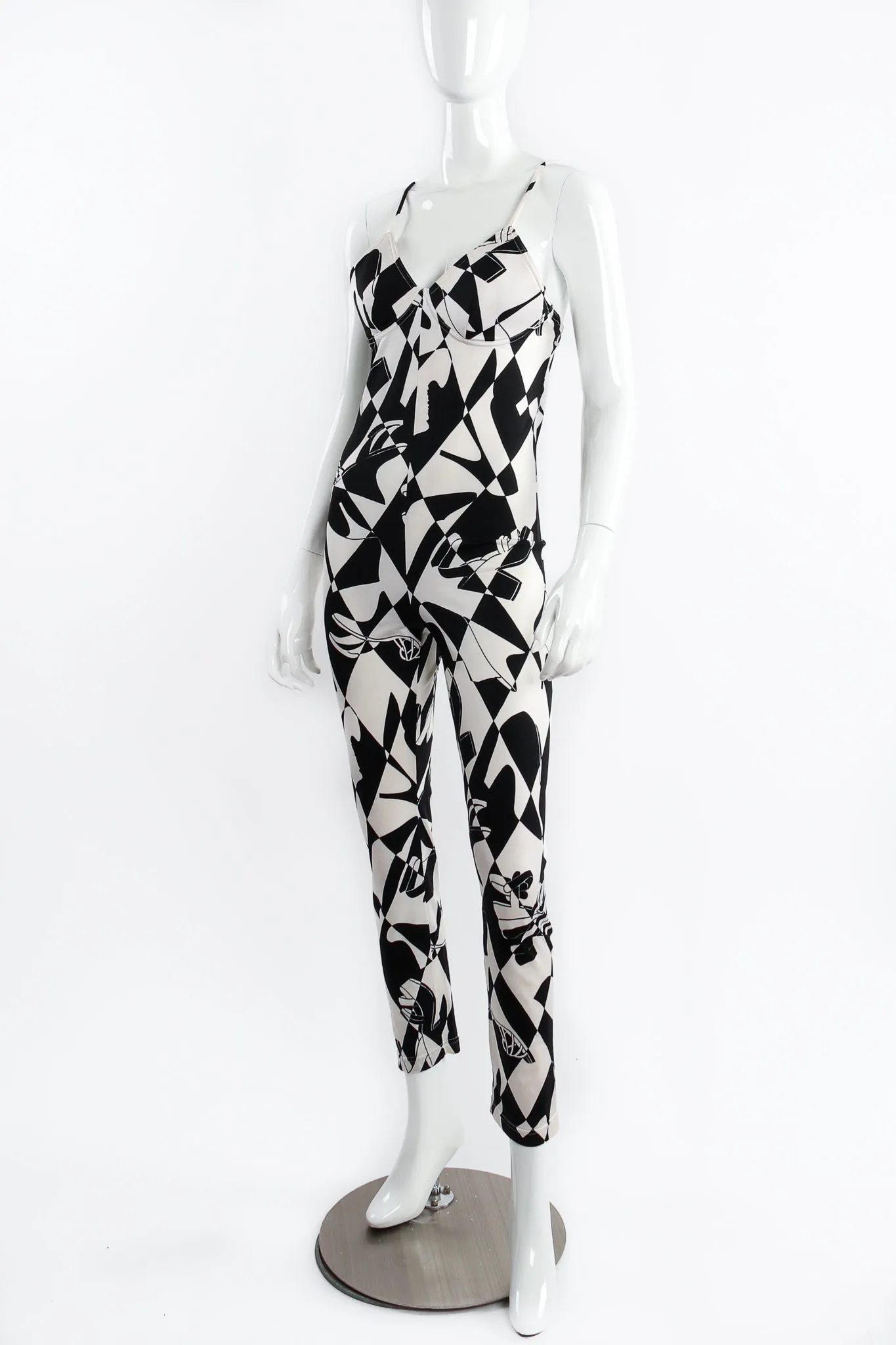 Harlequin Shoe Print Jumpsuit