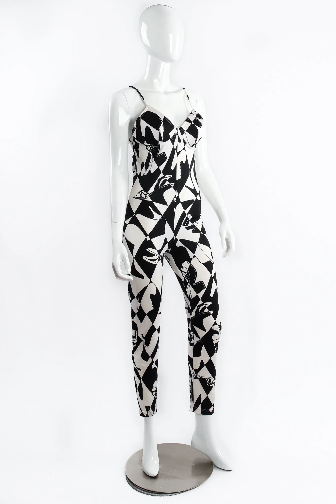 Harlequin Shoe Print Jumpsuit