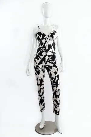 Harlequin Shoe Print Jumpsuit