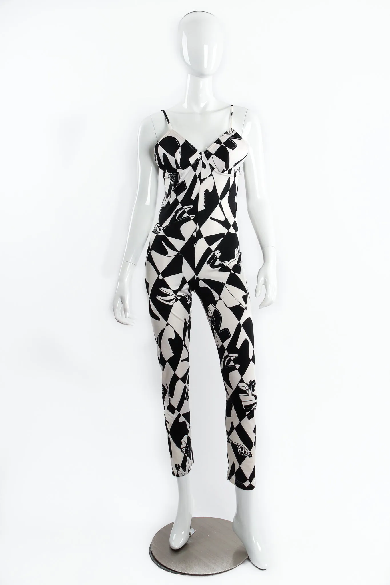 Harlequin Shoe Print Jumpsuit