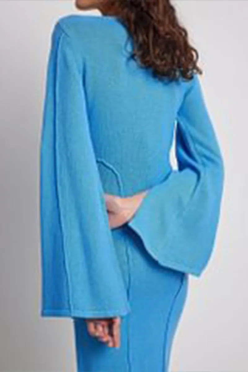 HBR1293 Sleek Lines Maxi Knit Dress