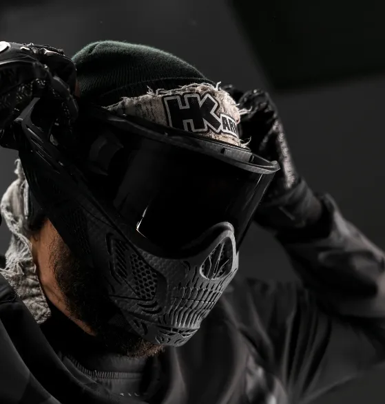 HK ARMY SKULL GOGGLE - Carbon Fiber Style Black