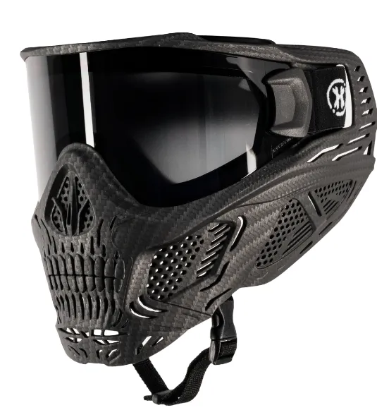 HK ARMY SKULL GOGGLE - Carbon Fiber Style Black