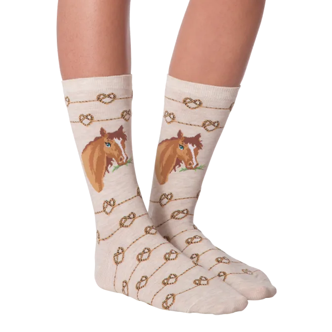 Horse Love Knot Socks