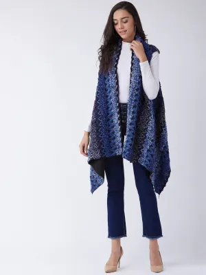 Hues of Blue Winter Shrug