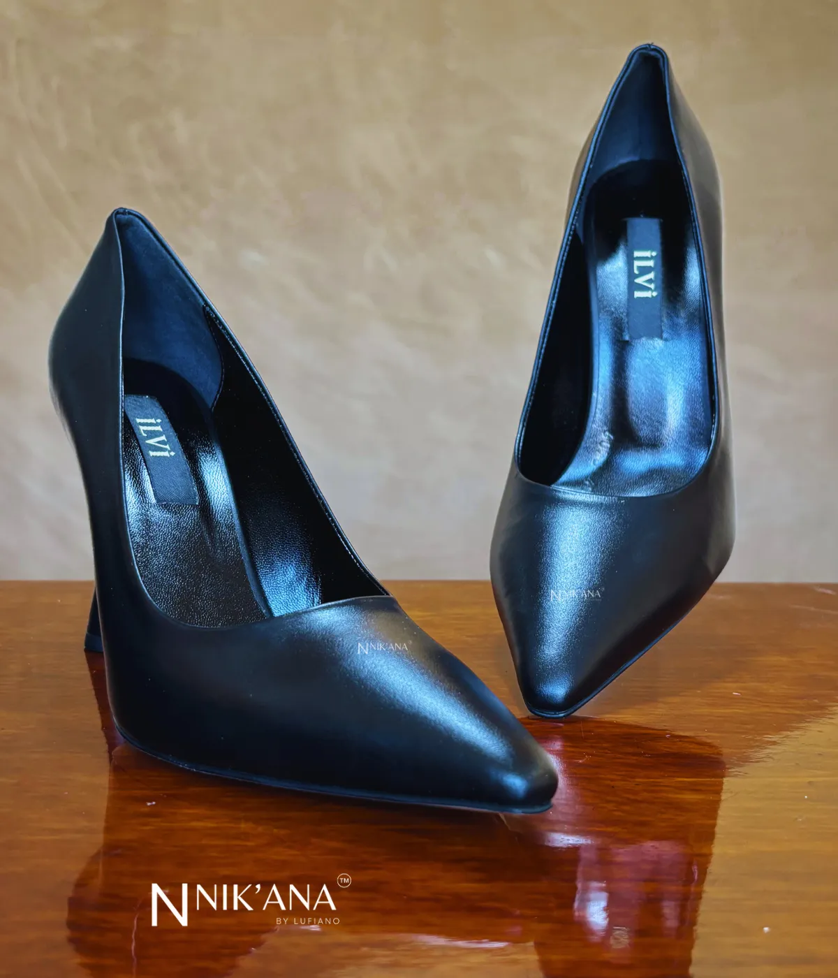 iLVi014-High Heels: Black