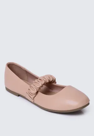 Jojo Comfy Ballerina  In Nude