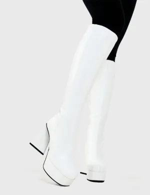Keepin' It Classy Platform Knee High Boots