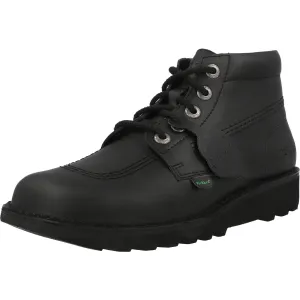 Kickers Kick Hi Vegan Black Ankle Boots