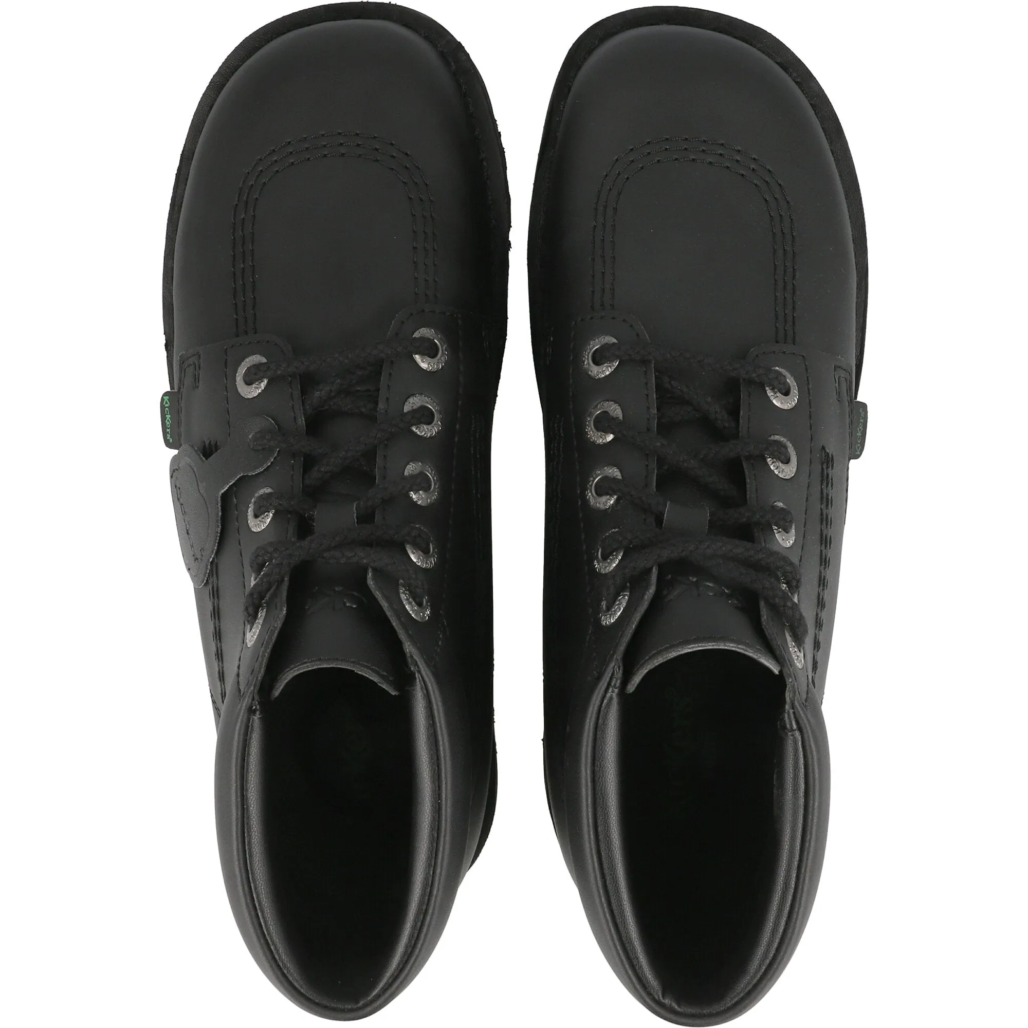 Kickers Kick Hi Vegan Black Ankle Boots