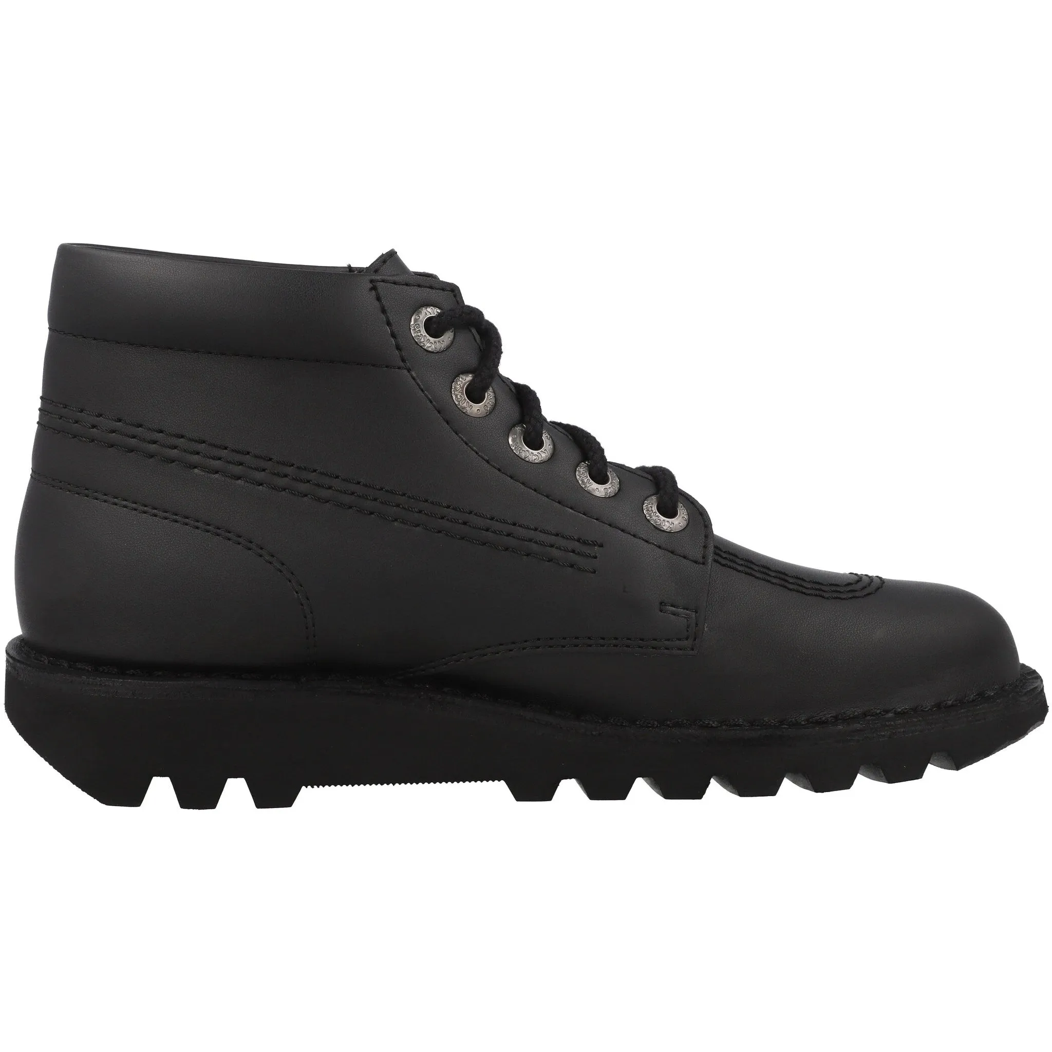 Kickers Kick Hi Vegan Black Ankle Boots