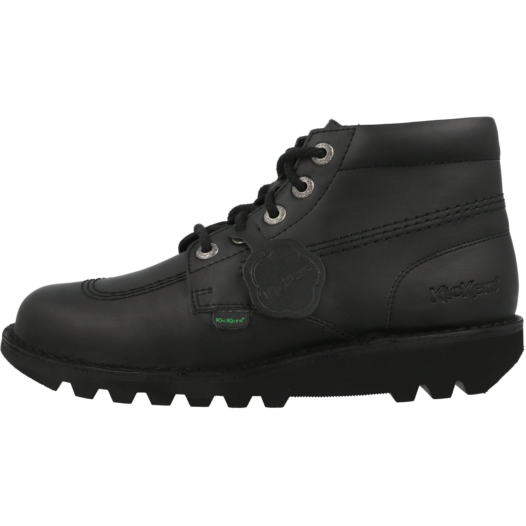 Kickers Kick Hi Vegan Black Ankle Boots