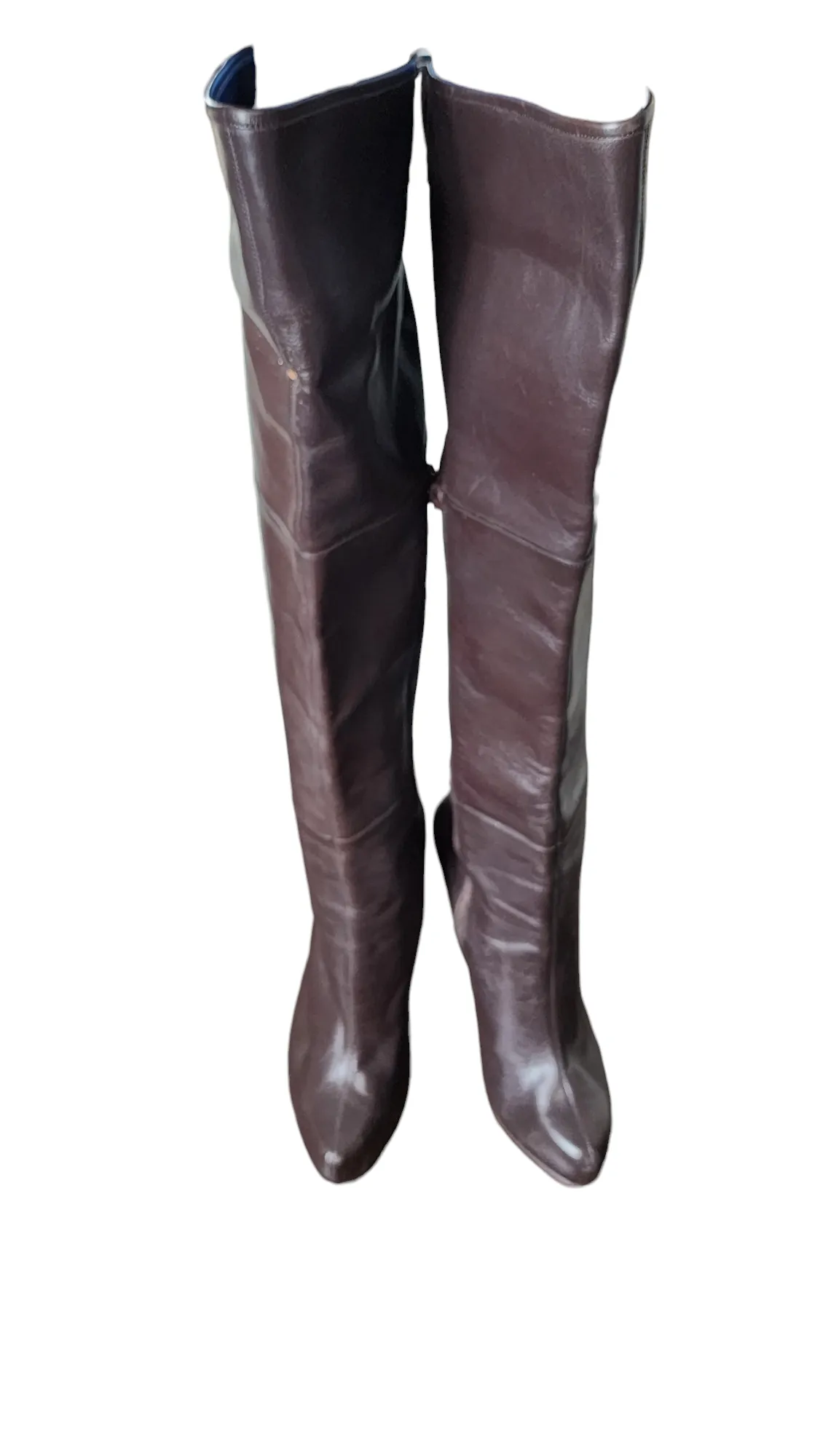 Knee high leather boots sz 9
