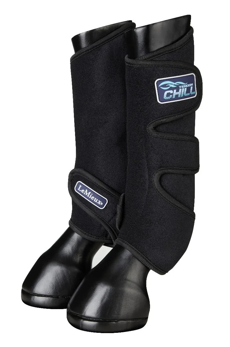 LeMieux Tendon Chill Boots-One Size-Black