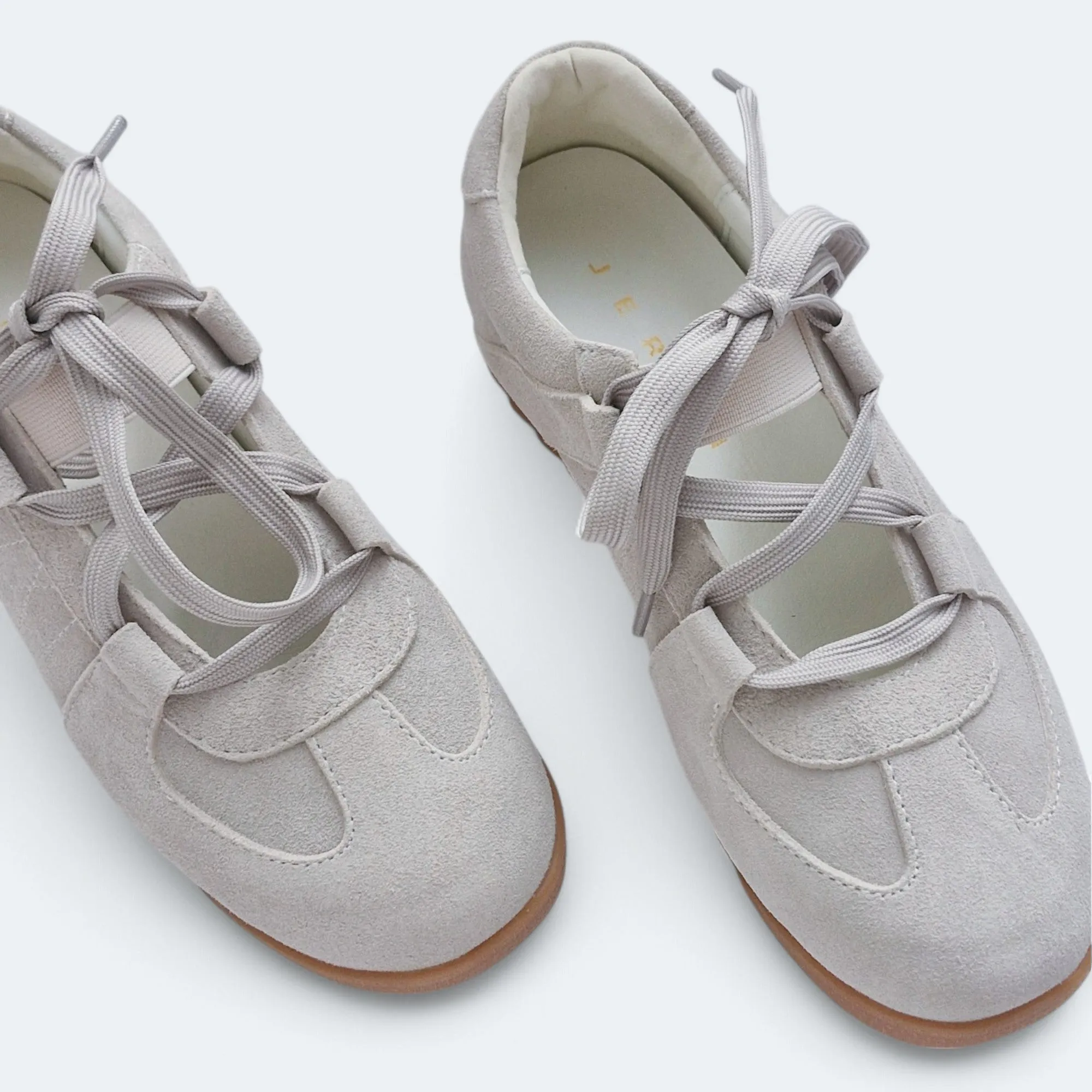 Lily Suede Leather Sneakers
